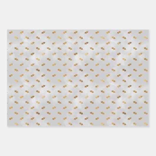 Rustic Elegance Botanical Christmas Gift Wrap Inpakpapier Vel (Voorkant 2)