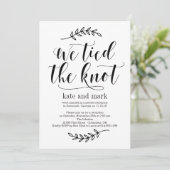 Rustic Elegance EDITABLE COLOR Wedding Invite REC Bedankkaart (Staand voorkant)