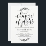 Rustic Elegance EDITABLE COLOR Wedding Update Kaar Save The Date<br><div class="desc">Eenvoudig. Modern. Tijdloos. Ontwerp © berryberrysnoot. Afdrukbare digitale bestanden zijn beschikbaar! Bezoek onze website op www.berryberrysweet.com voor meer informatie!</div>