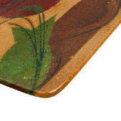 Rustic Elegance Geometric Autumn Abstract Snijplank (Hoek)