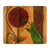 Rustic Elegance Geometric Autumn Abstract Snijplank (Voorkant)