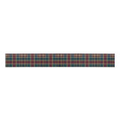 Rustic Elegance Plaid Cranberry Dk Blue Teal Green Grosgrain Lint (Voorkant)