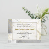 Rustic Elegance Rehearsal Dinner Uitnodiging (Staand voorkant)