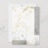 Rustic Elegance Rehearsal Dinner Uitnodiging (Achterkant)