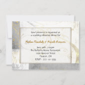 Rustic Elegance Rehearsal Dinner Uitnodiging (Voorkant)