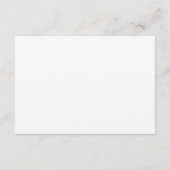 Rustic Elegance Wedding Details Card Kraft Informatiekaartje (Achterkant)