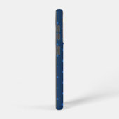 Rustic Elegant Blue & Black Stars Samsung Galaxy Samsung Galaxy Hoesje (Rechterkant)