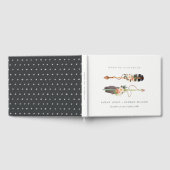 Rustic Elegant Boho Feather Floral Arrow Wedding Gastenboek (Volledig)