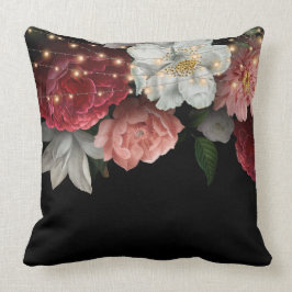 Rustic Elegant burgundy Floral Kussen