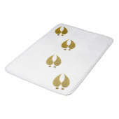 Rustic Elegant Faux Gold Glitter Deer Tracks Badmat (Gekanteld)