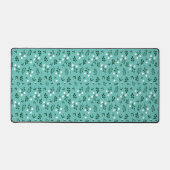 Rustic Elegant Floral Bureaumat (Voorkant)