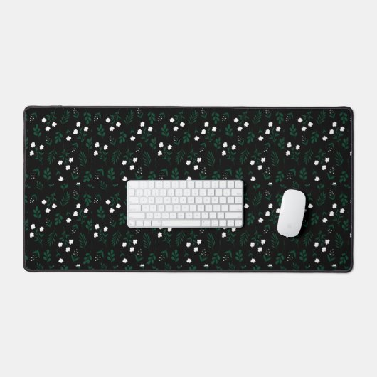 Rustic Elegant Floral Bureaumat (Keyboard & Muis)