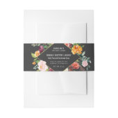 Rustic Elegant Floral Handmade Soap Packaging Uitnodigingen Wikkel (Voorkant Voorbeeld)