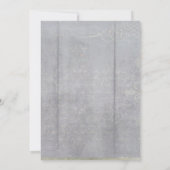 Rustic Elegant Floral Kaart (Achterkant)