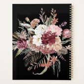 Rustic Elegant Floral met Geometrisch Lijst Planner (Achterkant)