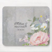 Rustic Elegant Floral Muismat (Voorkant)