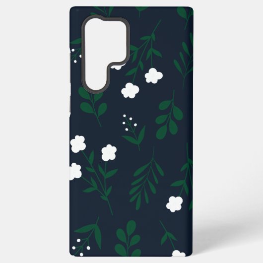 Rustic Elegant Floral Samsung Galaxy Hoesje (Achterkant)