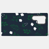 Rustic Elegant Floral Samsung Galaxy Hoesje (Achterkant horizontaal)