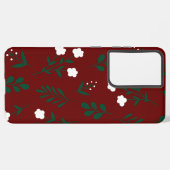 Rustic Elegant Floral Samsung Galaxy Hoesje (Linkerkant)