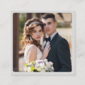 Rustic Elegant Floral Wedding Informatiekaartje (Achterkant)