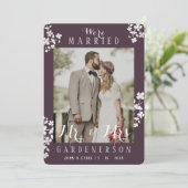 Rustic Elegant Foto aankondiging (Staand voorkant)