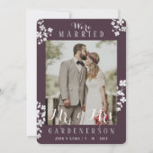 Rustic Elegant Foto aankondiging (Voorkant)