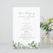 Rustic Elegant Greenery Eucalyptus Wedding (Staand voorkant)