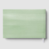 Rustic Elegant Greenery Gender Neutral Baby shower Gastenboek (Achterkant)