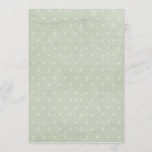 Rustic Elegant Greenery Leaves Vrijgezellenfeest Kaart (Achterkant)