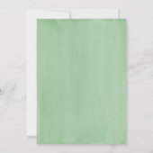 Rustic Elegant Greenery Wedding Postponement Aankondiging (Achterkant)