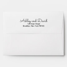 Rustic Elegant Invitation Envelope