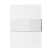 Rustic Elegant Photo Wedding Uitnodigingen Wikkel (Achterkant Voorbeeld)