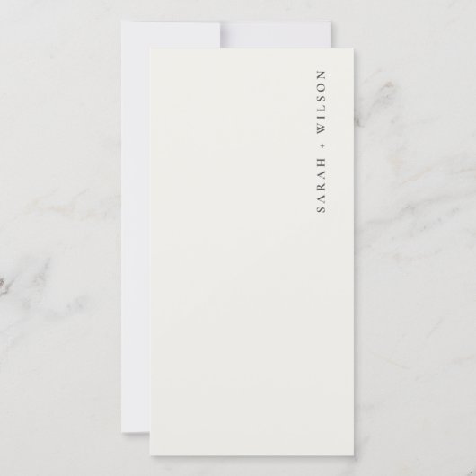 Rustic Elegant Pine Forest Barnyard Wedding Menu (Achterkant)