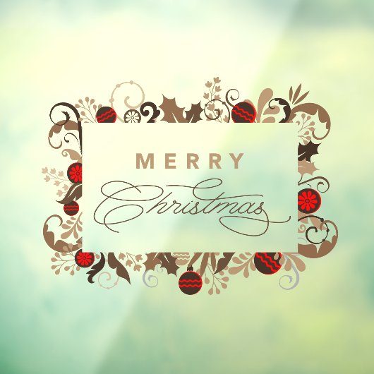 Rustic Elegant  pretkerkallifie Raamsticker (Vel 3)