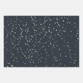 Rustic Elegant Snowy Winter | Kerstfeestdag Inpakpapier Vel (Voorkant 2)