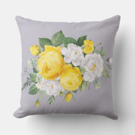 Rustic Elegant Yellow Floral Kussen