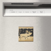 Rustic Elk Wildlife Hunting Natuur Animals Fridge Magneet (Insitu (Vaatwasser))
