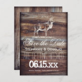 Rustic Elk Wildlife sparen de Briefkaarten van de  (Voorkant / Achterkant)