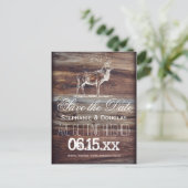 Rustic Elk Wildlife sparen de Briefkaarten van de  (Staand voorkant)