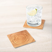 Rustic Elm Wood Grain Branch Slice Paper Onderzett Kartonnen Onderzetters (Insitu)