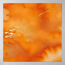 Rustic Ember Drift Poster