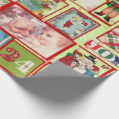 Rustic en Retro Advent Calendar Cadeaupapier (Hoek)