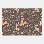 Rustic Enchanted Deer and Botanicals Inpakpapier Vel (Voorkant 2)