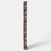 Rustic Enchanted Deer and Botanicals Samsung Galaxy Hoesje (Linkerkant)