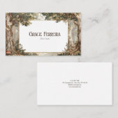 Rustic Enchanted Forest en paddenstoelen Visitekaartje (Voorkant / Achterkant)