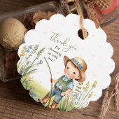 Rustic Equestrian Fisherman's Derby Baby shower Bedankjes Labels