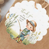 Rustic Equestrian Fisherman's Derby Baby shower Bedankjes Labels