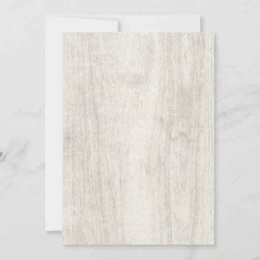 Rustic Eucalyptus Botanical Greenery Wedding Kaart (Achterkant)