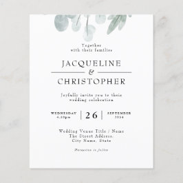 Rustic Eucalyptus Budget Floral Weddenschap