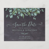 Rustic Eucalyptus budget Weddenschap bespaart datu (Voorkant)